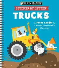 Brain Games - Sticker by Letter: Trucks + a Fun Fact about Each Truck