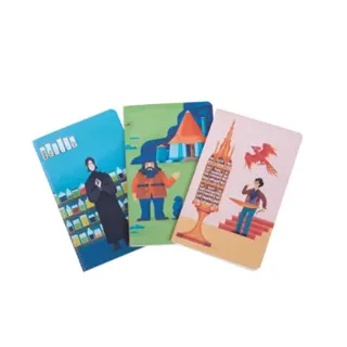 Harry Potter: Exploring Hogwarts Sewn Pocket Notebook Collection (Set of 3)