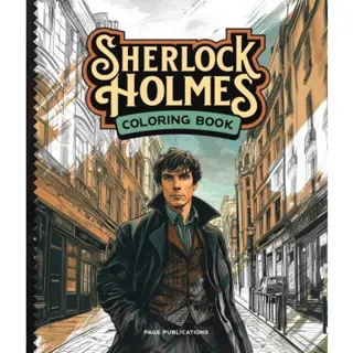Sherlock Holmes Coloring Book