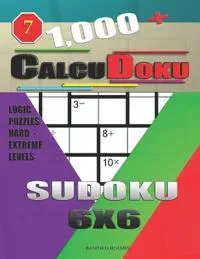 1,000 + Calcudoku sudoku 6x6