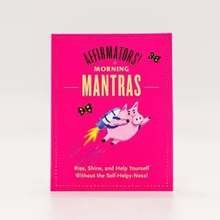 Knock Knock Affirmators! Mantras (Morning) Card Deck, 40 Cards