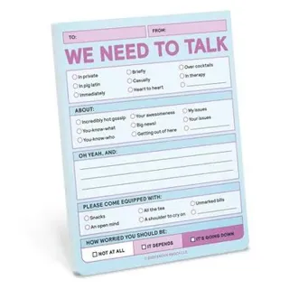 Knock Knock We Need To Talk Nifty Note
