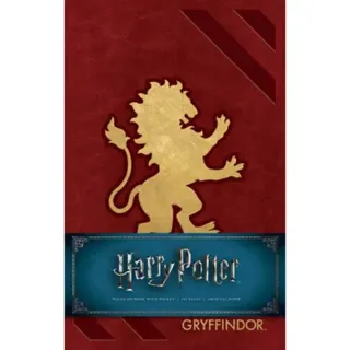 Harry potter gryffindor hardcover ruled journal - redesign