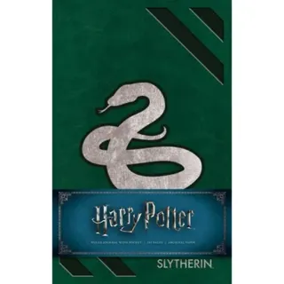 Harry potter slytherin hardcover ruled journal - redesign