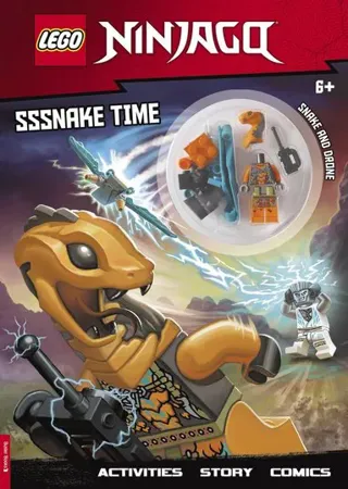 LEGO® NINJAGO®: Sssnake Time Activity Book (with Snake Warrior Minifigure)