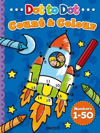 Dot to Dot Count and Colour 1 to 50