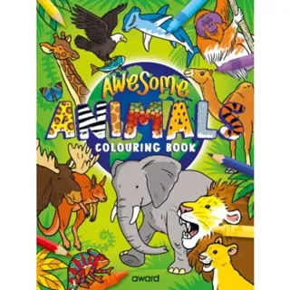 Awesome Animals Colouring Book