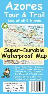 Azores Tour & Trail Super-Durable Map