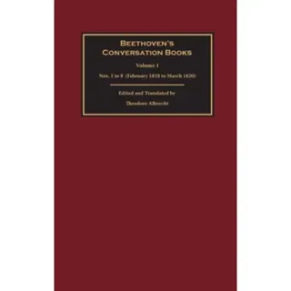 Beethoven's Conversation Books Volume 1