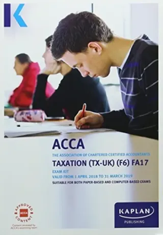 F6 taxation (fa17) - exam kit