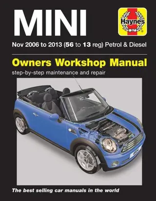 MINI Petrol & Diesel (Nov 06 - 13) Haynes Repair Manual