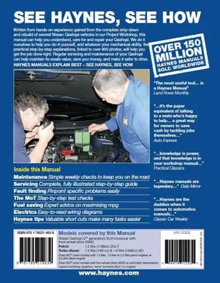 Nissan Qashqai Petrol & Diesel (Feb '14-'20) 63 to 69