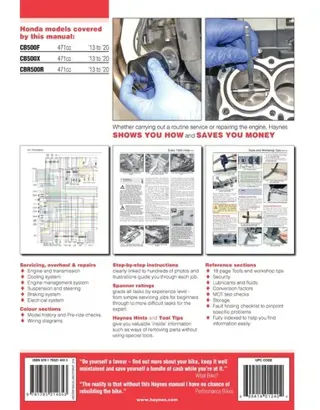 Honda CB500F/X & CBR500R update (13 -20)