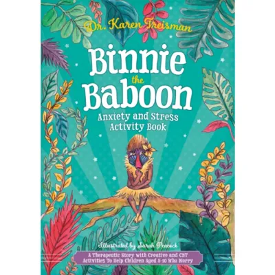 Binnie the Baboon Anxiety and Stress Activity Book
