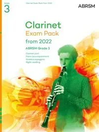 Clarinet Exam Pack from 2022, ABRSM Grade 3