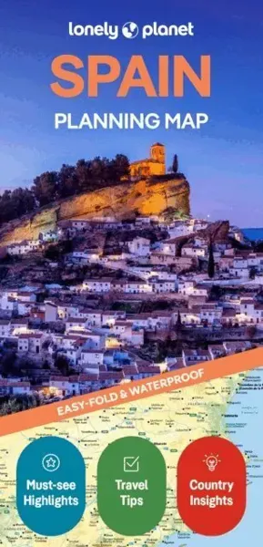Lonely Planet Spain Planning Map