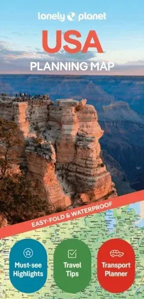 Lonely Planet USA Planning Map