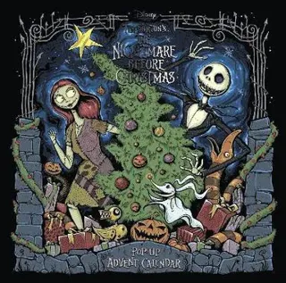 Disney Tim Burton's The Nightmare Before Christmas Pop-Up Book and Advent Calendar