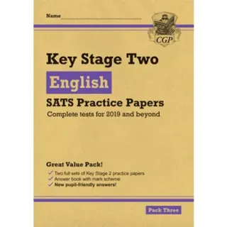 KS2 English Year 6 SATS Practice Papers: Pack 3 - for the 2026 tests