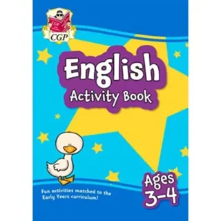 English Activity Book for Ages 3-4 (Preschool)
