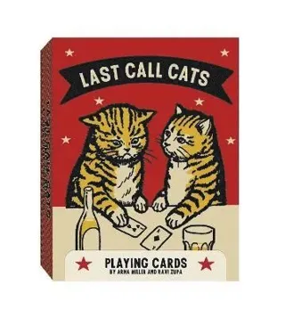 Last Call Cats Playing Cards