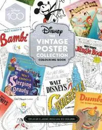Disney The Vintage Poster Collection Colouring Book