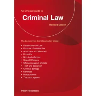 An Emerald Guide to Criminal Law