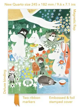 Anteckningsbok B5 linjerad - Moomin Dangerous Journey