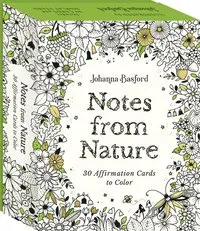 Johanna Basford Notes from Nature: 30 Affirmation Cards to Color