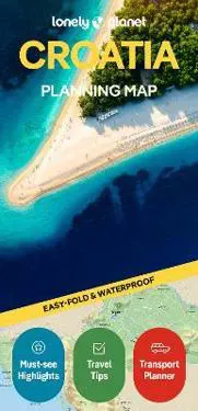 Lonely Planet Croatia Planning Map