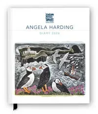 Angela Harding 2026 Desk Diary Planner - Week to View, Illustrated throughout