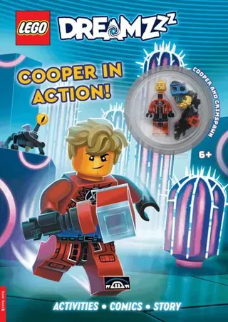 LEGO® DREAMZzz™: Cooper in Action Activity Book (with Cooper LEGO minifigure and grimspawn mini-build)