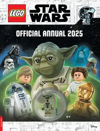 LEGO® Star WarsTM: Official Annual 2025 (with Yoda minifigure and lightsaber)
