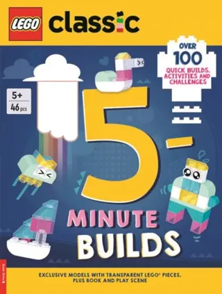 LEGO® Classic: 5-Minute Builds (with clear LEGO pieces, fold-out play scene and over 100 activities and challenges)