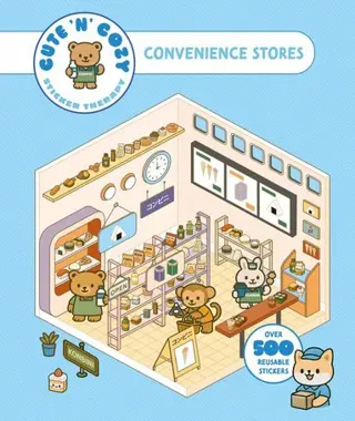 Cute 'n' Cozy Sticker Therapy: Convenience Stores
