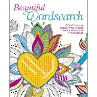 Beautiful Wordsearch: Color in the Delightful Images While Y