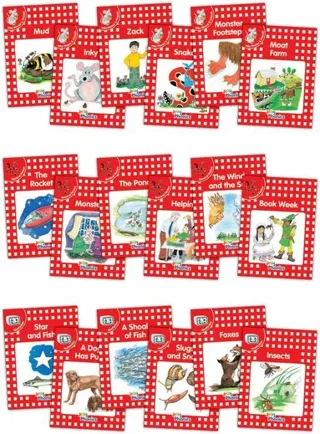 Jolly phonics readers, complete set level 1 - in precursive letters (be)