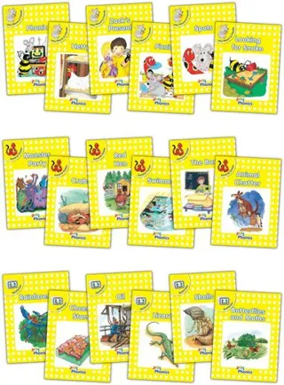 Jolly phonics readers, complete set level 2 - in precursive letters (be)