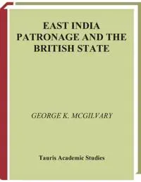East India Patronage and the British State