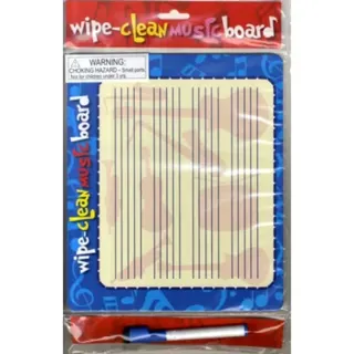 Wipe Clean Music Board