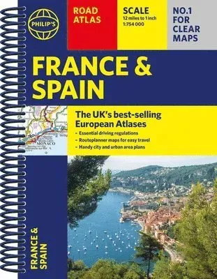 Philip's France and Spain Road Atlas