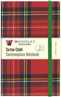 Waverley (L): Royal Stewart Tartan Cloth Large Commonplace Notebook