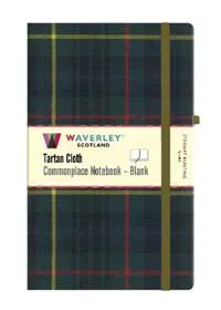 Stewart Hunting Tartan Blank Hardback Notebook: Large 21cm x 13cm