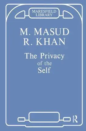 Privacy of the Self