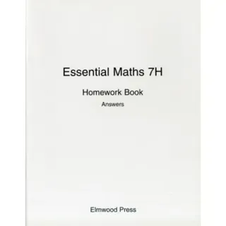 Essential Maths 7H Homework Book Answers