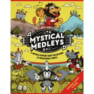 Mystical Medleys: A Vintage Cartoon Tarot Poster Book