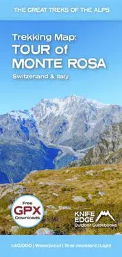 Tour of Monte Rosa Trekking Map