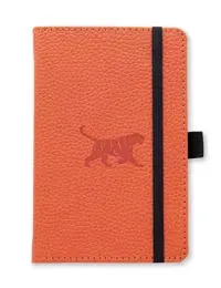 Dingbats* Wildlife A6 Pocket Dotted - Orange Tiger Notebook