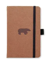 Dingbats* Wildlife A6 Pocket Dotted - Brown Bear Notebook