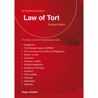 An Emerald Guide to Law of Tort